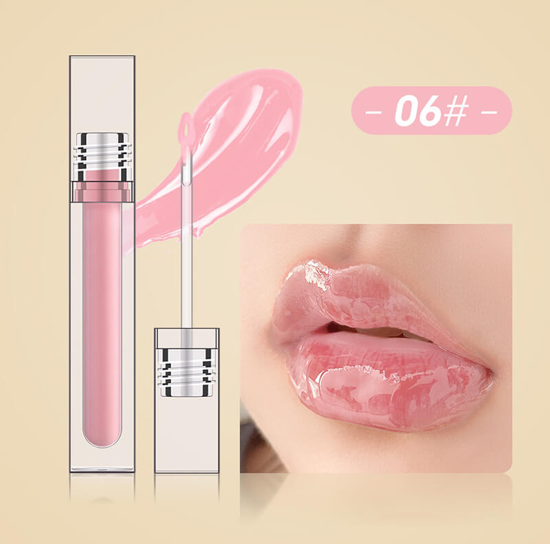 New 6 color lip gloss nude lip glaze long lasting high pigmented private label