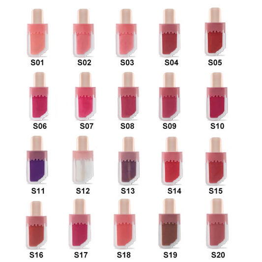 26 color lip gloss ice cream lip glaze moisturizing shimmer vegan