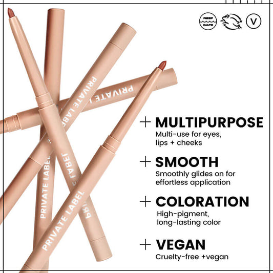 12 color lip liner matte lip line nude lip pencil waterproof long-lasting