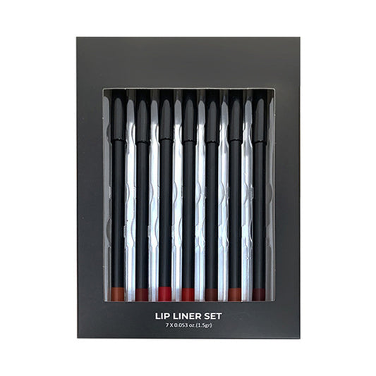 7-Piece Lip Kit Matte Lip Liner & Lipstick Set Waterproof Long Lasting Vegan