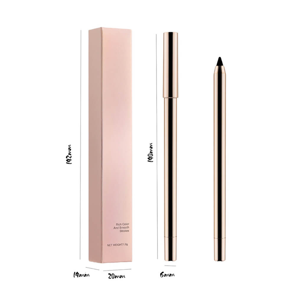 4 color eyeliner gel eye line pen automatic extendable waterproof long-lasting