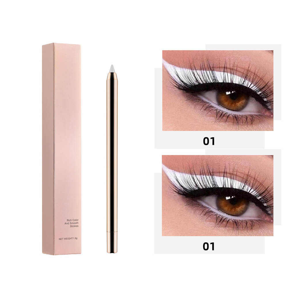 4 color eyeliner gel eye line pen automatic extendable waterproof long-lasting