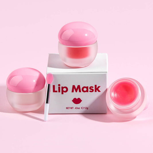 3 Scents Lip Mask Exfoliating Line-Smooth Anti-Cracking Nourish Moisturizing