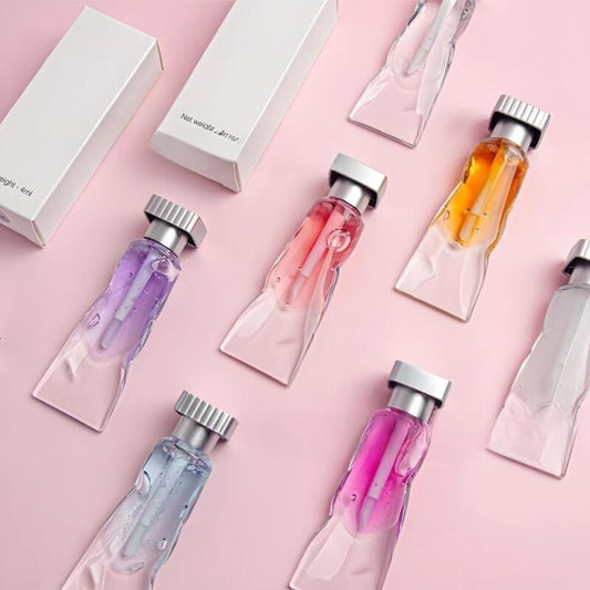 10 color lip oil natural fruit clear lipgloss lip plumping cruelty free private label