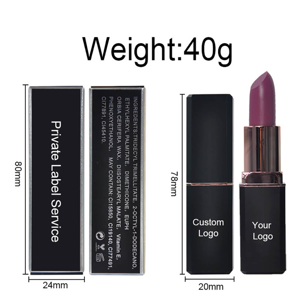 16 color cream lipstick matte long lasting waterproof moisturizing vegan