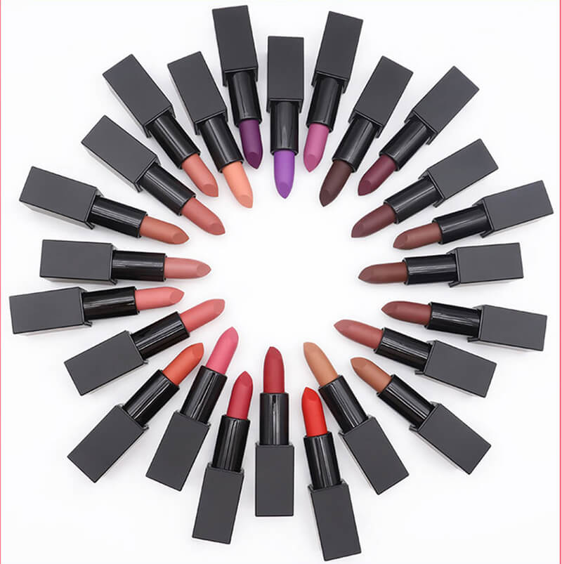 24 color matte lipstick high pigmented long lasting vegan