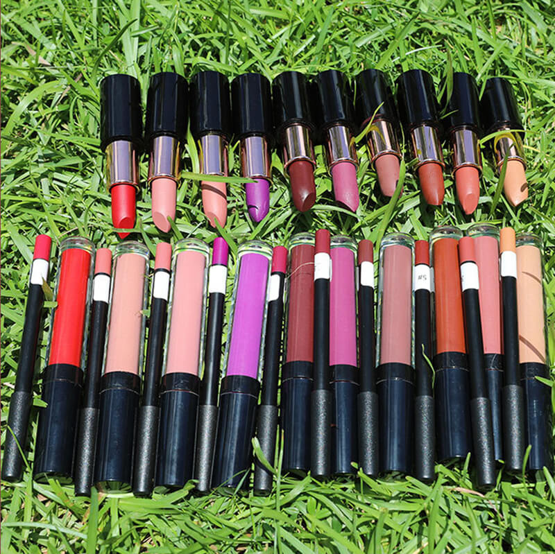 10 color 3 in 1 lip set matte lipstick lip stain lip liner gift kits