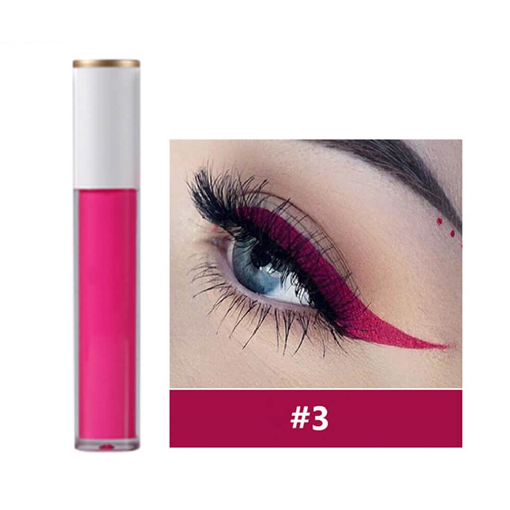 12 color neon liquid eyeliner waterproof quick-dry high pigmented
