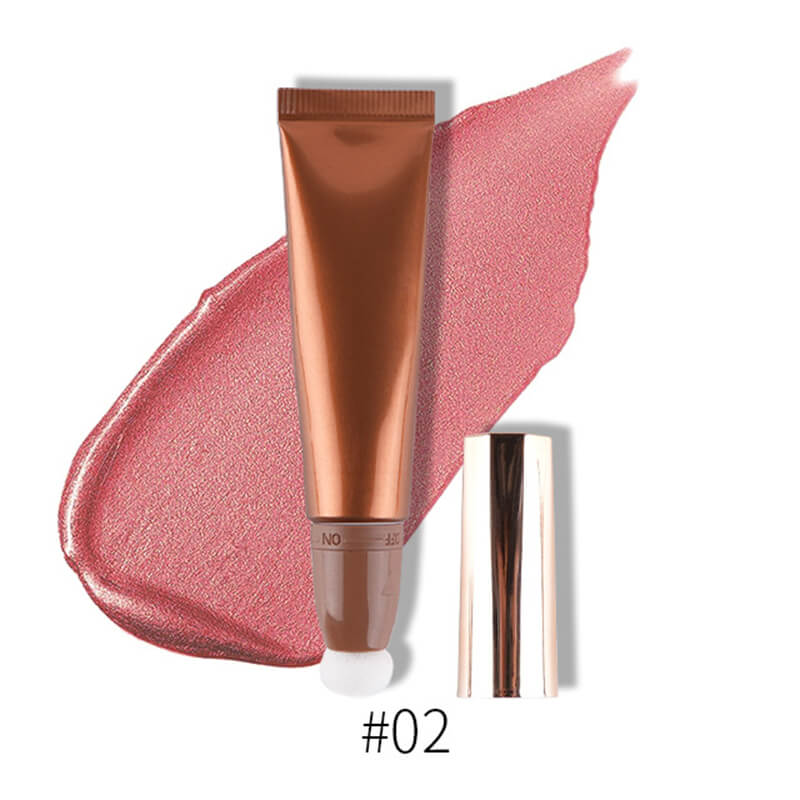 6 color liquid highlighter makeup highlight pearlescent glitter