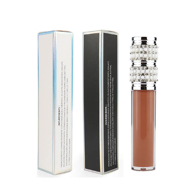 40 color matte liquid lipstick non-stick long lasting silver tube (color 31-40)