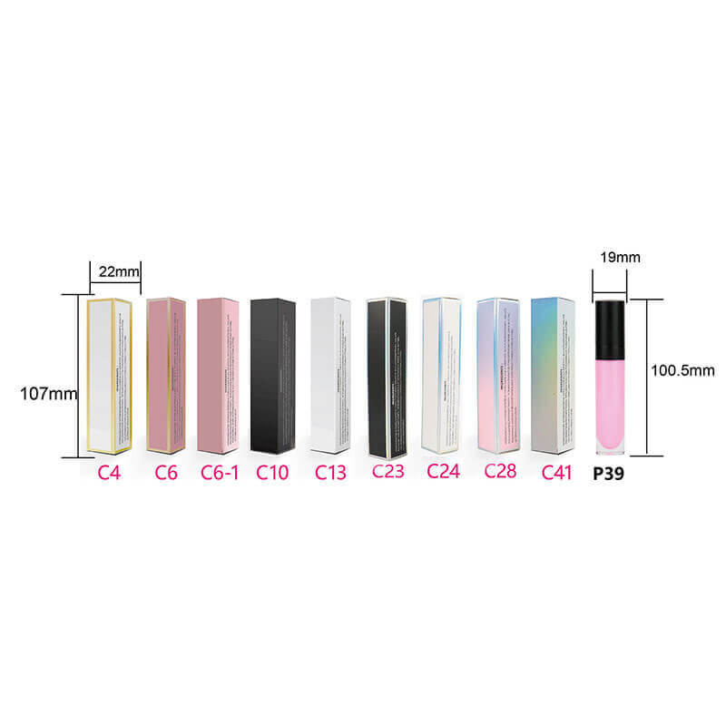 40 color matte liquid lipstick non-stick long lasting waterproof print your logo