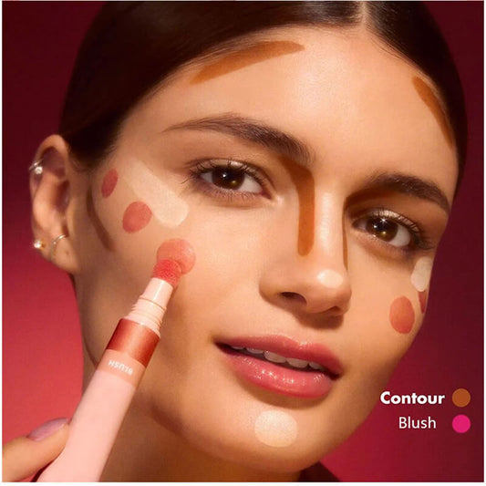 8 color liquid blush contour natural long lasting skin friendly