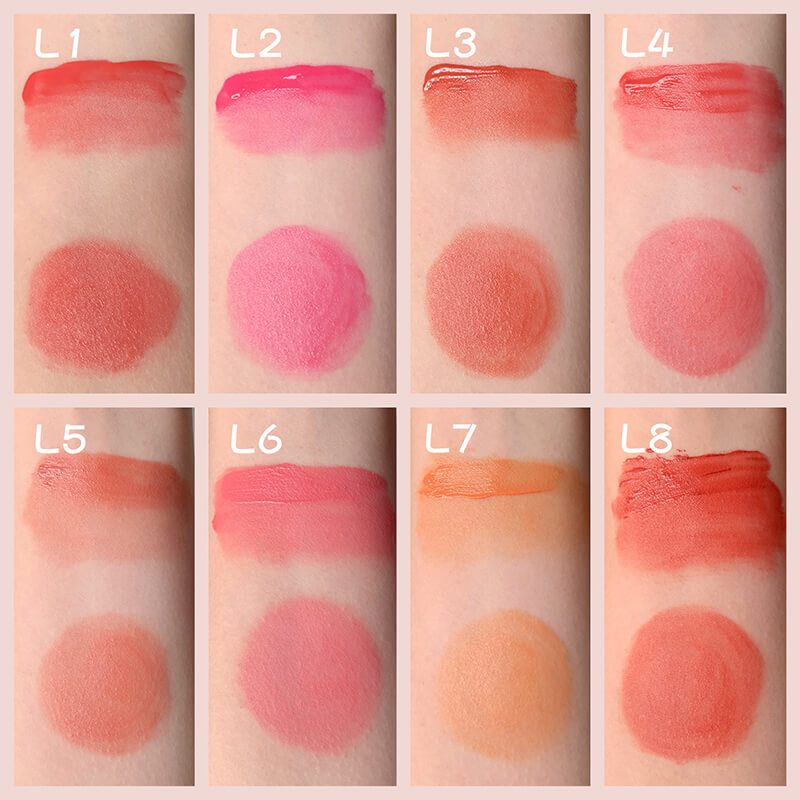 8 color liquid blush matte blusher moisturizing long lasting
