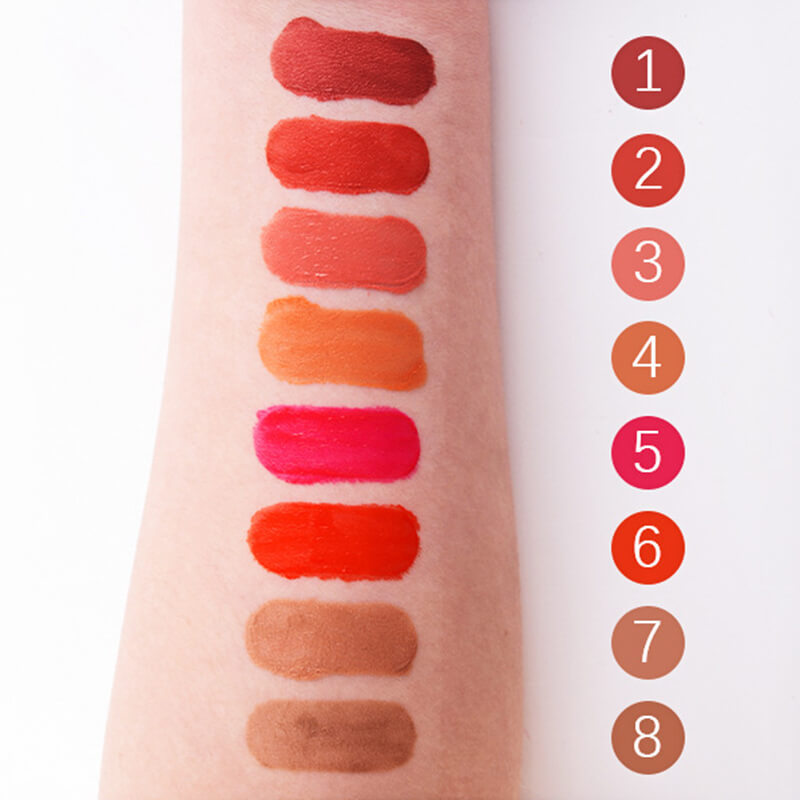 8 color liquid blush matte blusher natural long lasting lip glaze