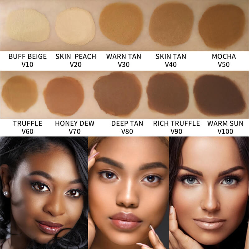 10 color liquid concealer flawless contour full coverage long lasting