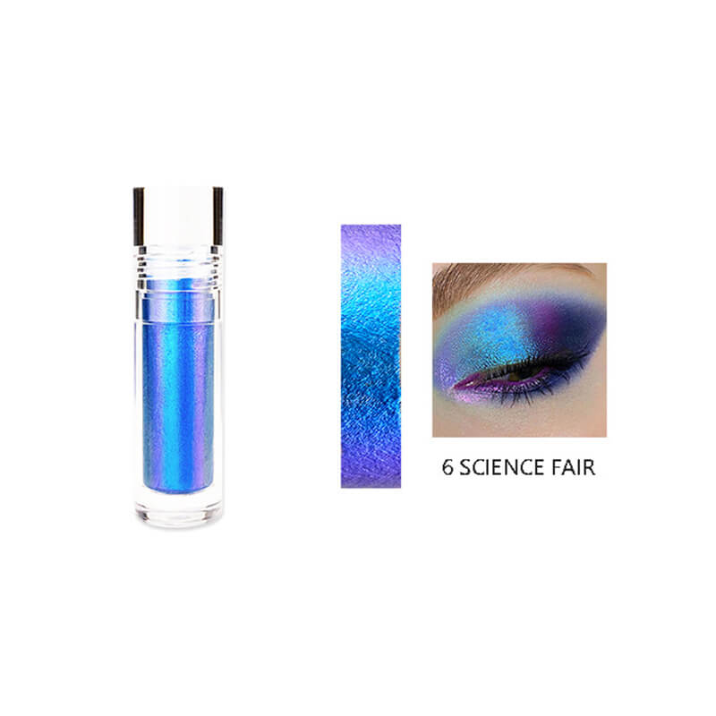 6 color chameleon liquid eyeshadow highlighter shining lipstick