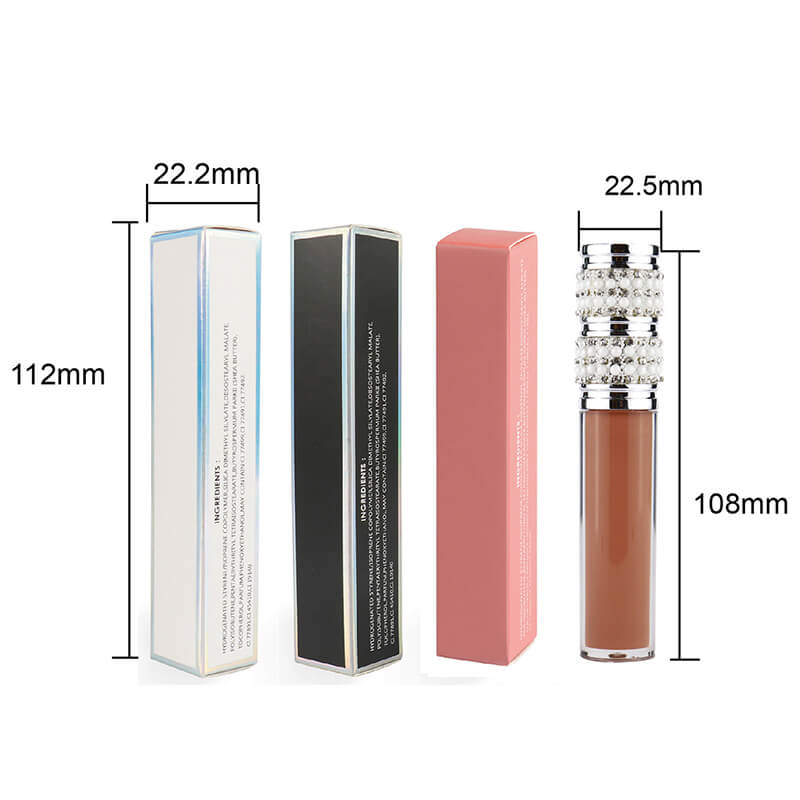 40 color matte liquid lipstick non-stick long lasting silver tube (color 31-40)