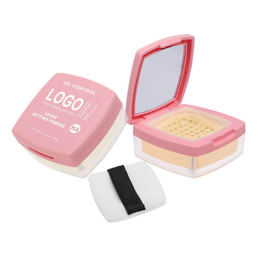 14-Shade Loose Setting Powder With Puff Matte Oil-Control Long-Lasting Waterproof