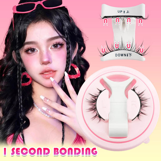Magnetic false eyelash magnet eyelashes reusable waterproof natural thick glue-free