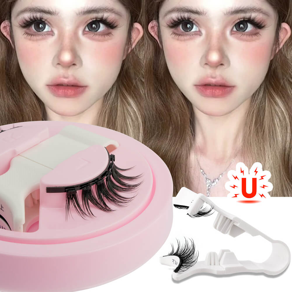 Magnetic false eyelash magnet eyelashes reusable waterproof natural thick glue-free