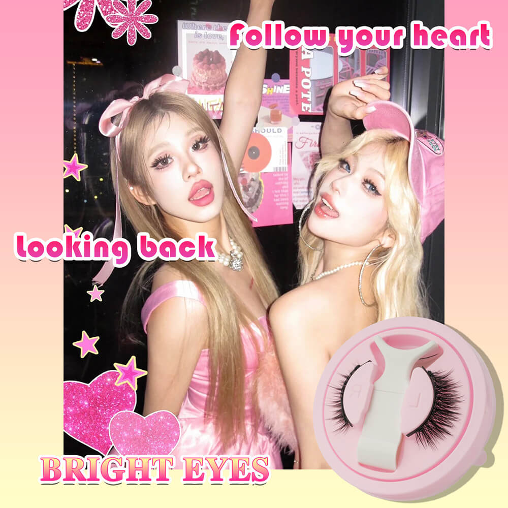 Magnetic false eyelash magnet eyelashes reusable waterproof natural thick glue-free