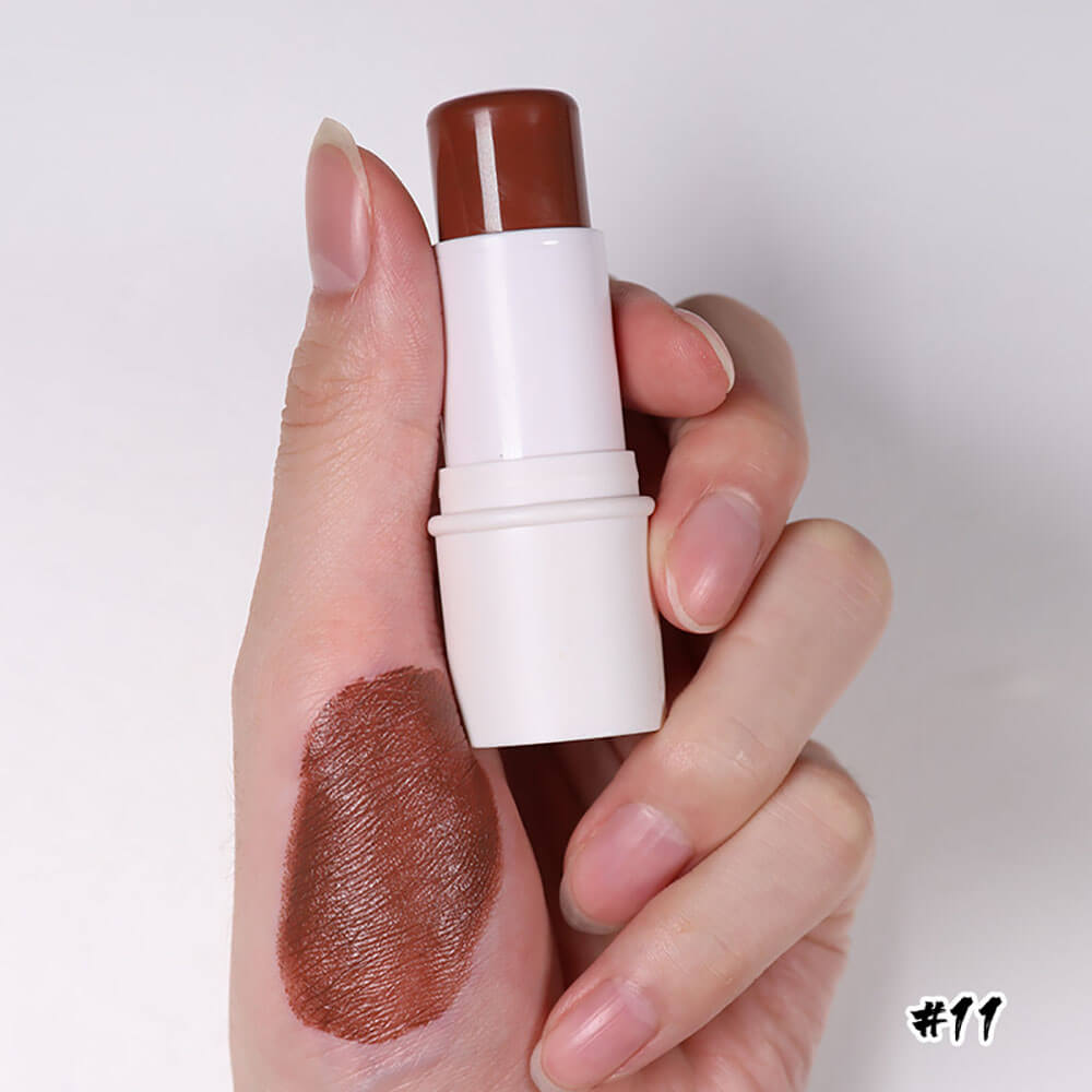 11 color blush stick blusher cream long lasting multi-use waterproof