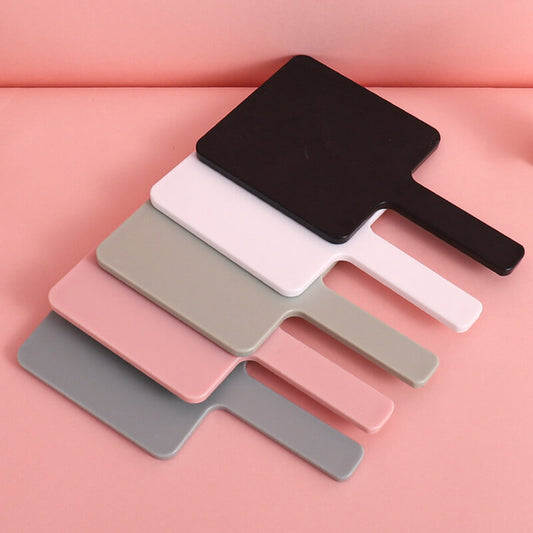 6 color makeup mirror suqare shape portable handheld gift mirrors 12*21.5cm