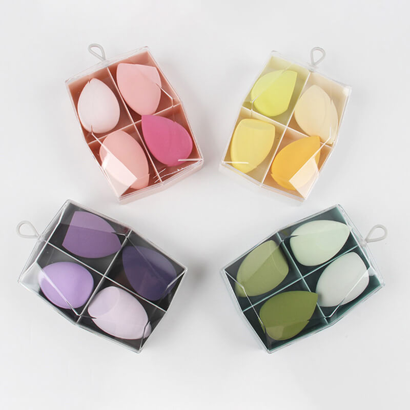 4 in 1 makeup sponge soft beauty blender powder puff various colors