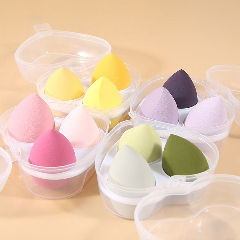 3 in 1 makeup sponge soft beauty blender bouncy puff various colors