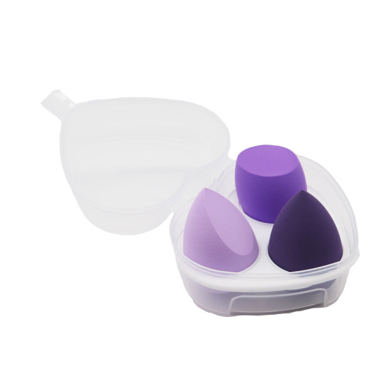 3 in 1 makeup sponge soft beauty blender bouncy puff various colors