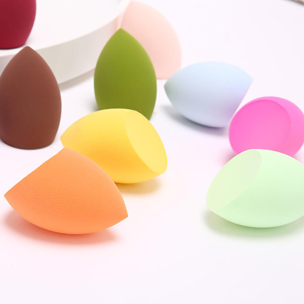 12 color makeup sponge beauty blender bouncy puff beveled shape