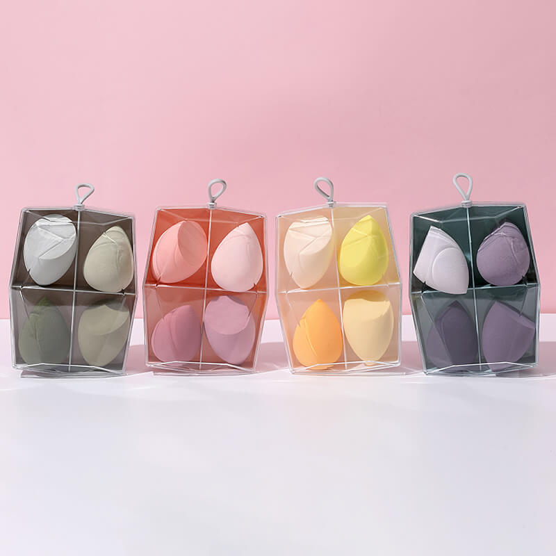 4 in 1 makeup sponge soft beauty blender powder puff various colors