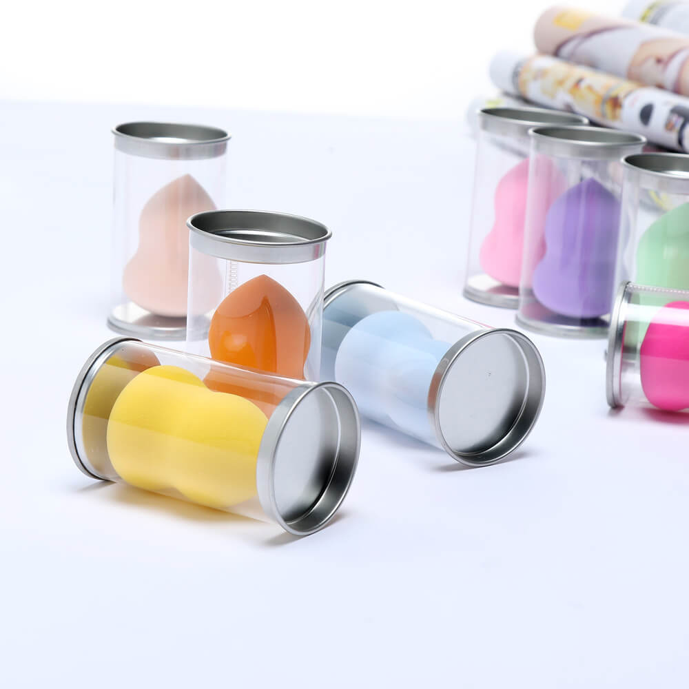 12 color beauty blender makeup sponge soft puff gourd shape