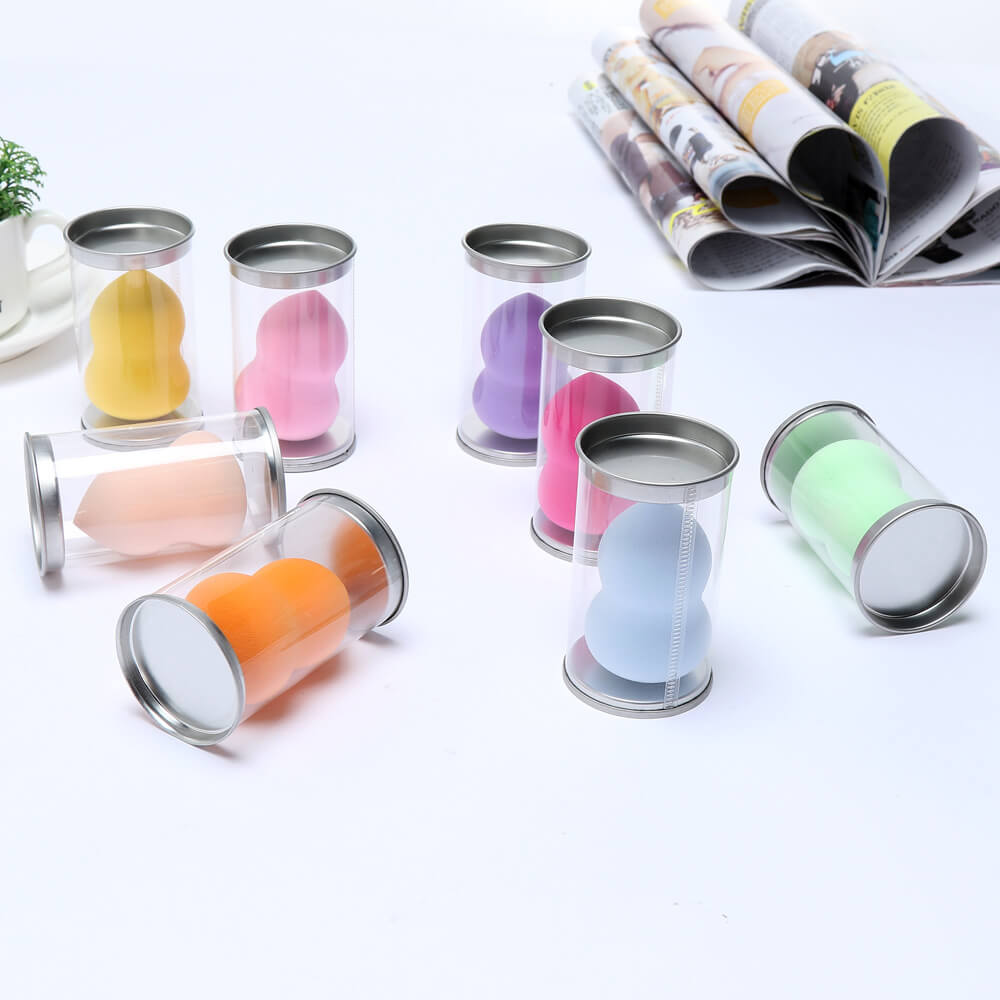 12 color beauty blender makeup sponge soft puff gourd shape