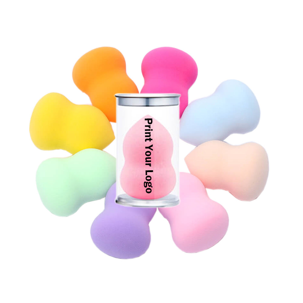 12 color beauty blender makeup sponge soft puff gourd shape