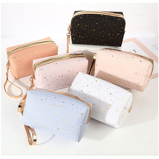 6 color event gift makeup bags zipper toiletry packaging storage bag