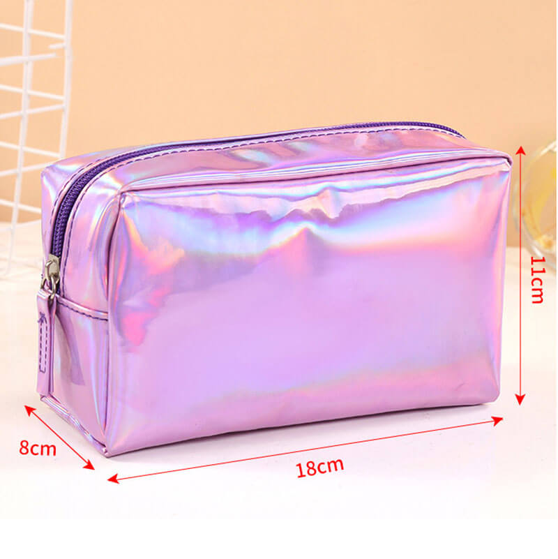 4 color makeup bag event gift bag travel toiletry storage bag laser
