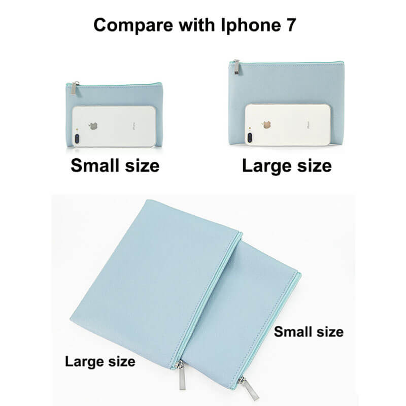 5 color makeup bag storage bag travel brush bag PU leather small size