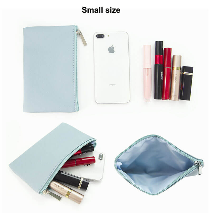 5 color makeup bag storage bag travel brush bag PU leather small size