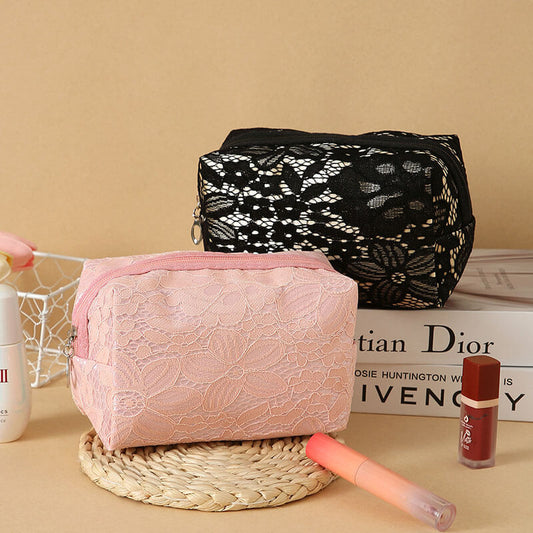 2 color makeup bags event gift bag lace handbag storage bag