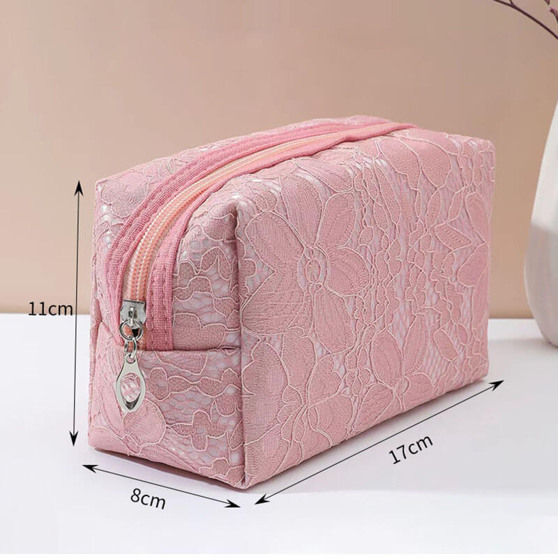2 color makeup bags event gift bag lace handbag storage bag