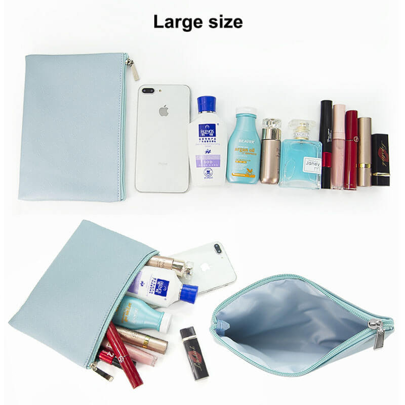 6 color makeup bag storage bag travel brush bag PU leather large size