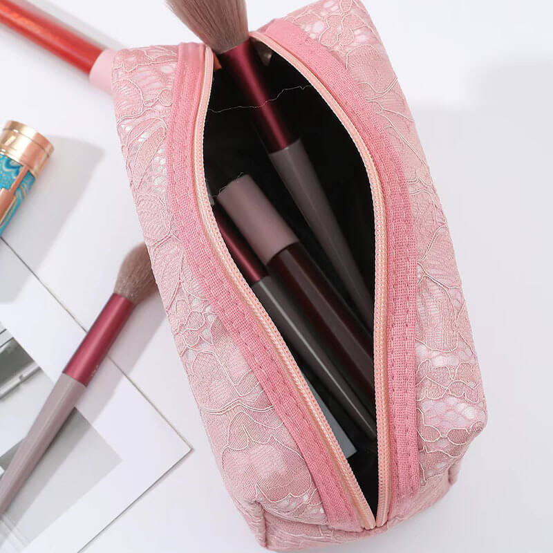 2 color makeup bags event gift bag lace handbag storage bag