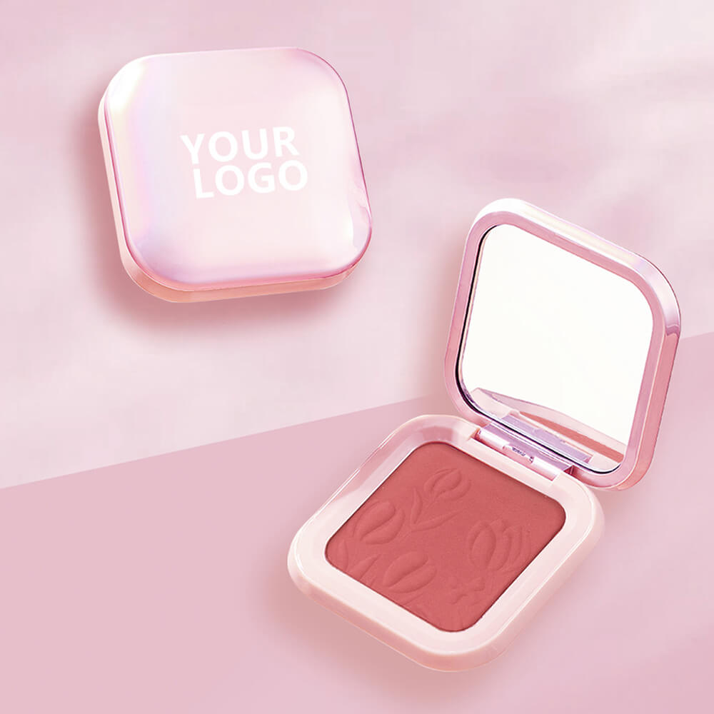 9 color blush palette cheek brighten powder high pigmented waterproof