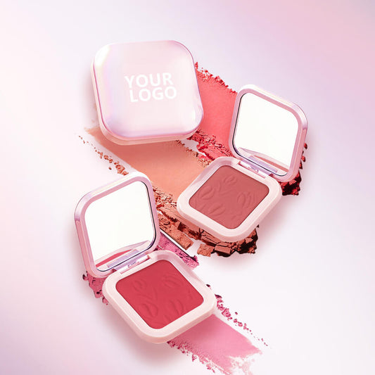 9 color blush palette cheek brighten powder high pigmented waterproof