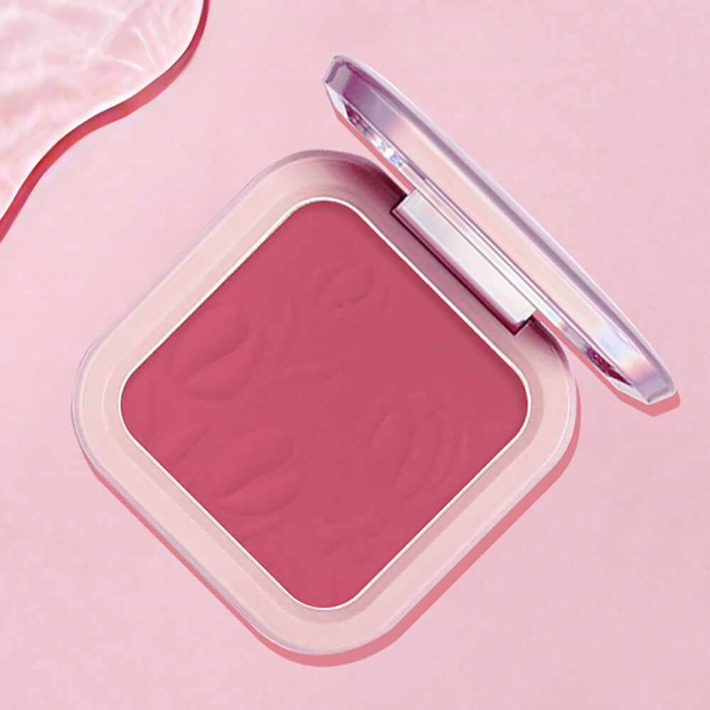 9 color blush palette cheek brighten powder high pigmented waterproof