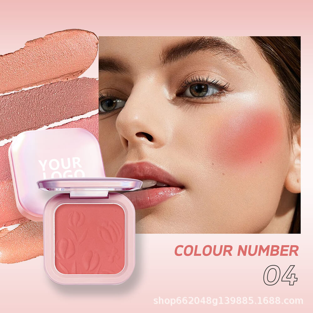 9 color blush palette cheek brighten powder high pigmented waterproof