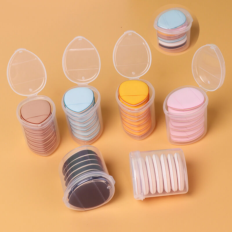 7 pcs small powder puff makeup sponge air cushion cream finger puff