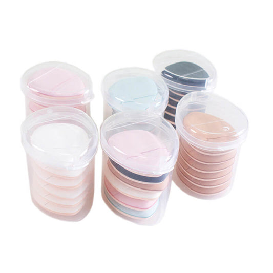 6 pcs small powder puff makeup sponge air cushion cream finger puff