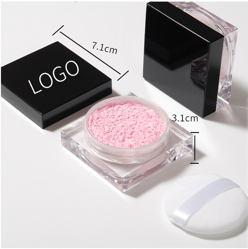 7 color loose setting powder air oil control long lasting vegan print your logo